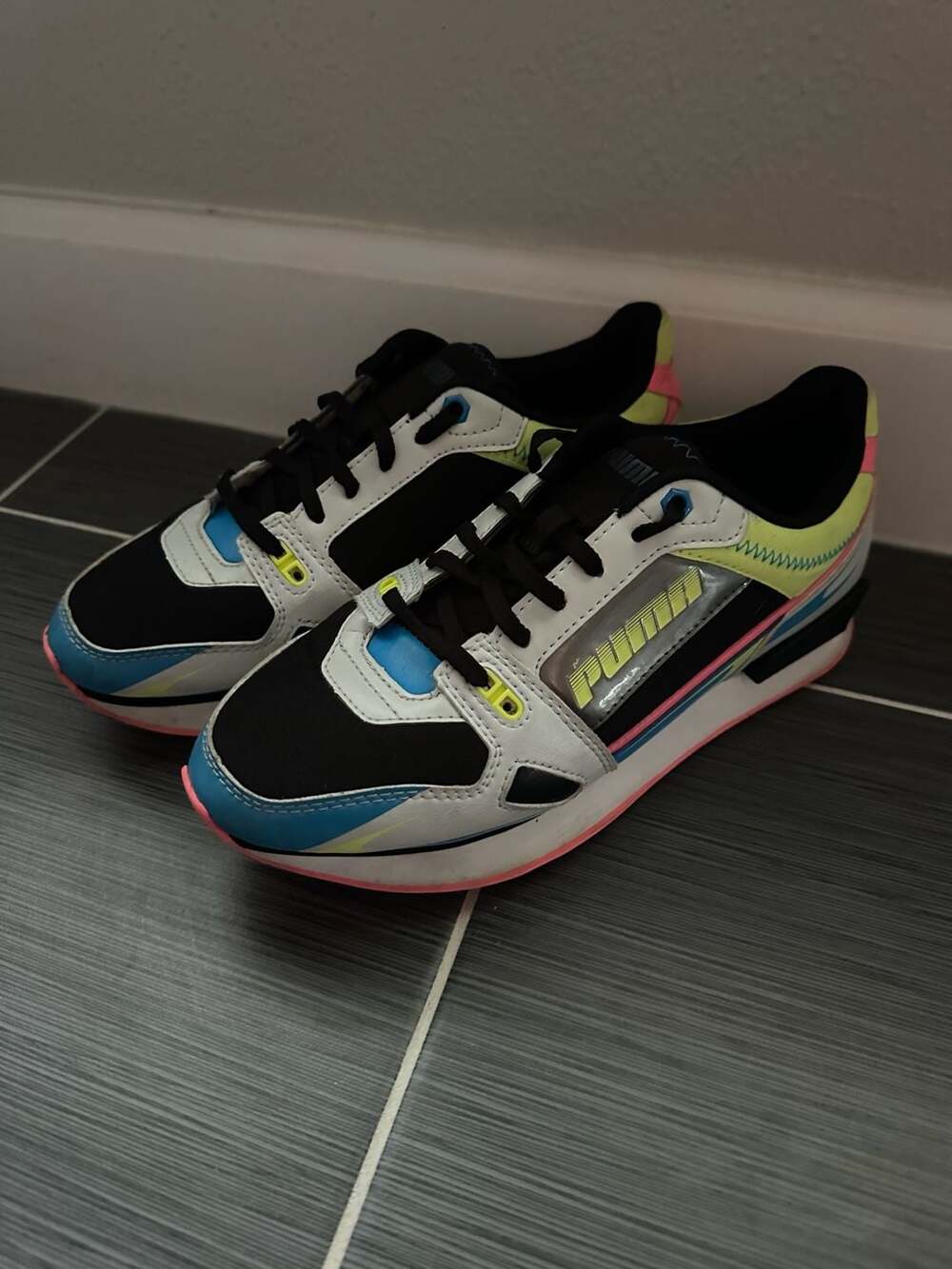 Puma Future Rider Neon Multi-Color Sneakers - Picture 4 of 8